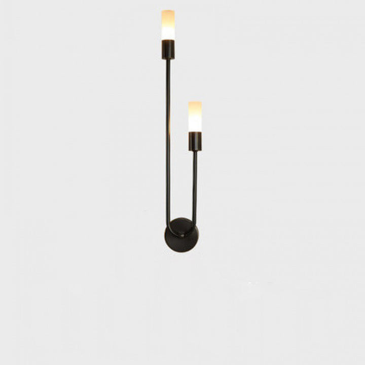 Moderne Einfachheit Eisen Acryl Lange Rohr Streifen 2-Licht Wand Leuchte Lampe Für Nacht 