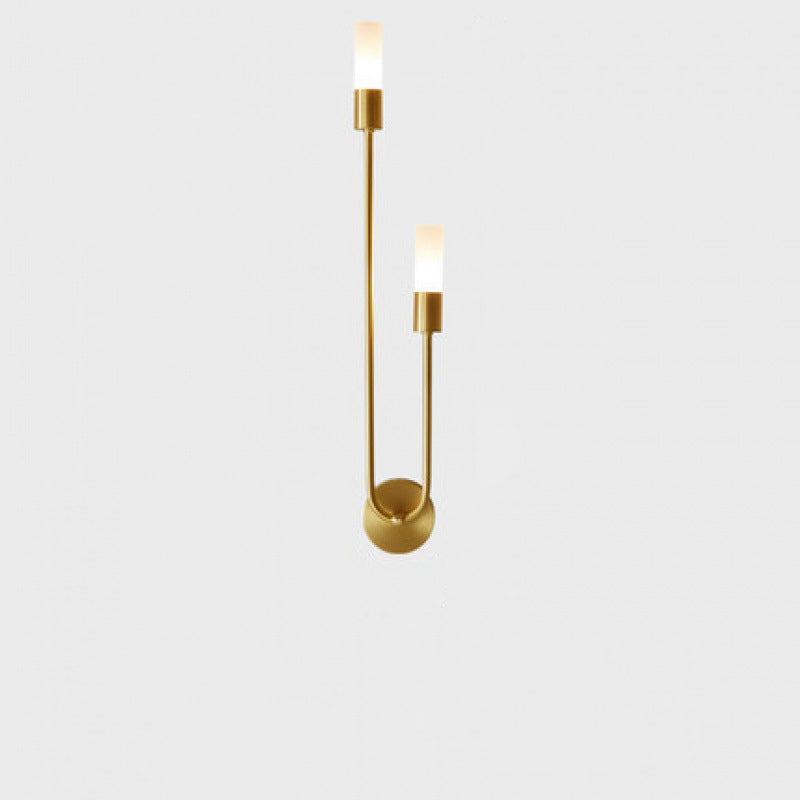 Moderne Einfachheit Eisen Acryl Lange Rohr Streifen 2-Licht Wand Leuchte Lampe Für Nacht 