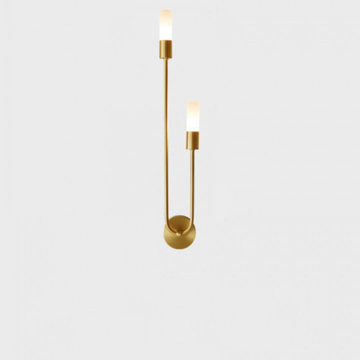 Moderne Einfachheit Eisen Acryl Lange Rohr Streifen 2-Licht Wand Leuchte Lampe Für Nacht 