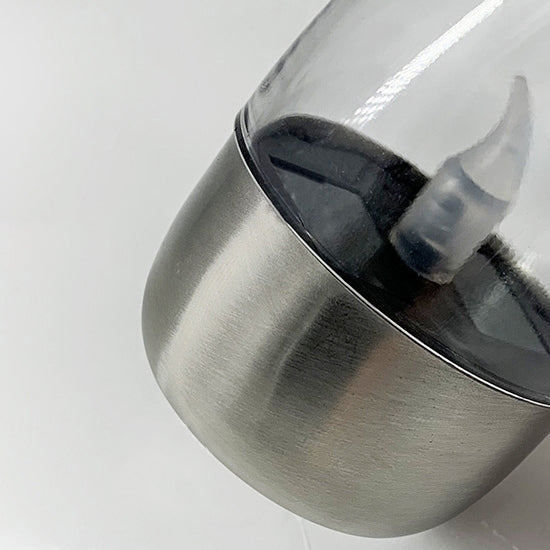 モダンアールデコソーラー防水キャンドルワインカップステンレススチールプラスチックLEDランドスケープ照明アウトドアライトアウトドアパティオ用 