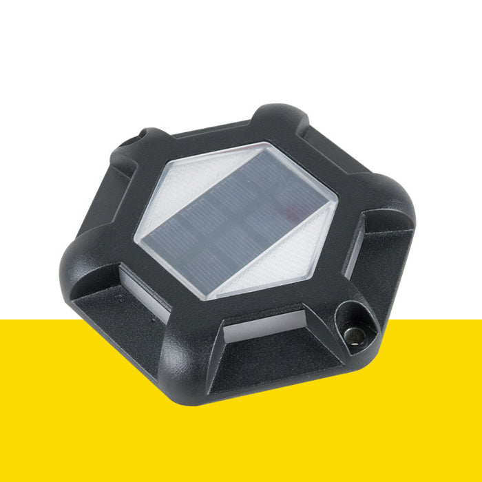 الإضاءة الحديثة البسيطة الشمسية المقاومة للماء من سبائك الألمنيوم PC سداسية LED المدفونة لإضاءة المناظر الطبيعية في الهواء الطلق للحديقة 
