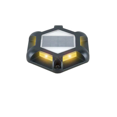 الإضاءة الحديثة البسيطة الشمسية المقاومة للماء من سبائك الألمنيوم PC سداسية LED المدفونة لإضاءة المناظر الطبيعية في الهواء الطلق للحديقة 