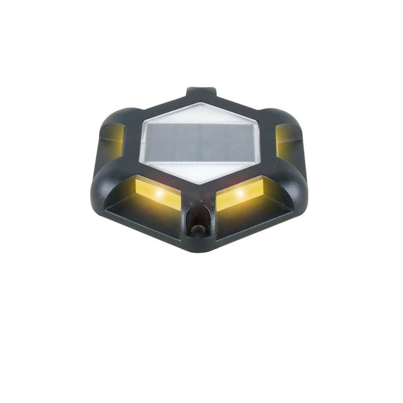 الإضاءة الحديثة البسيطة الشمسية المقاومة للماء من سبائك الألمنيوم PC سداسية LED المدفونة لإضاءة المناظر الطبيعية في الهواء الطلق للحديقة 