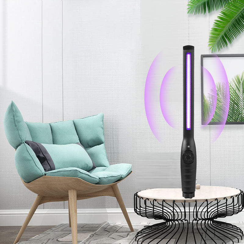 Modern Simplicity Rechargeable ABS Strip LED Ultraviolet Germicidal Light Table Lamp For Living Room