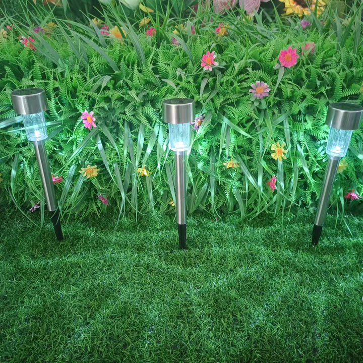 Éclairage paysager à LED en acier inoxydable étanche à l&