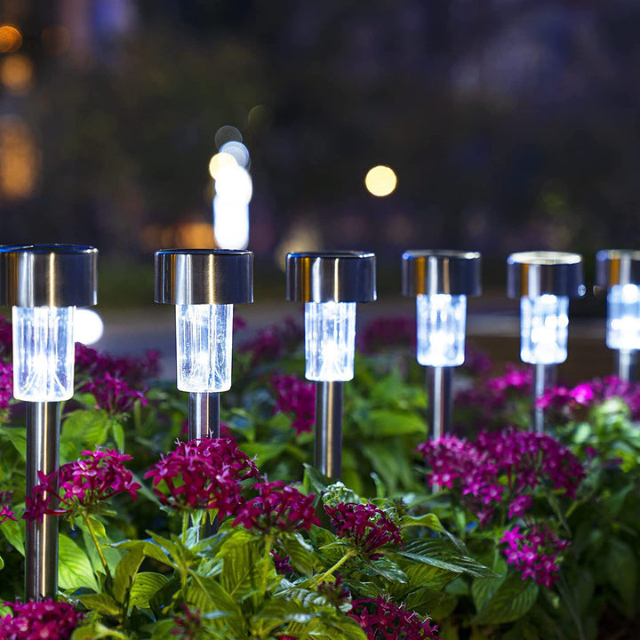 Éclairage paysager à LED en acier inoxydable étanche à l&