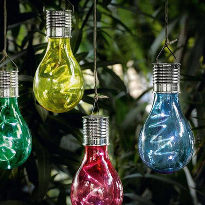 Éclairage paysager à LED moderne Art Déco solaire étanche en ABS avec fil de cuivre pour jardin 