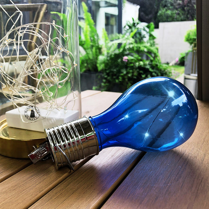 Éclairage paysager à LED moderne Art Déco solaire étanche en ABS avec fil de cuivre pour jardin 