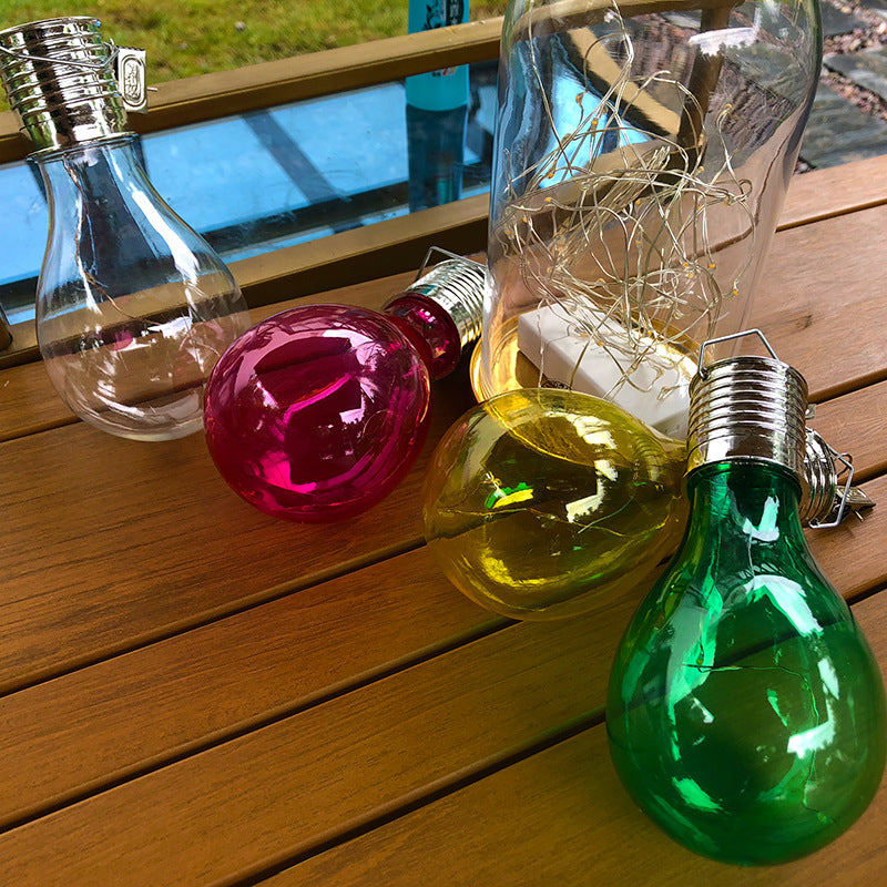 Éclairage paysager à LED moderne Art Déco solaire étanche en ABS avec fil de cuivre pour jardin 