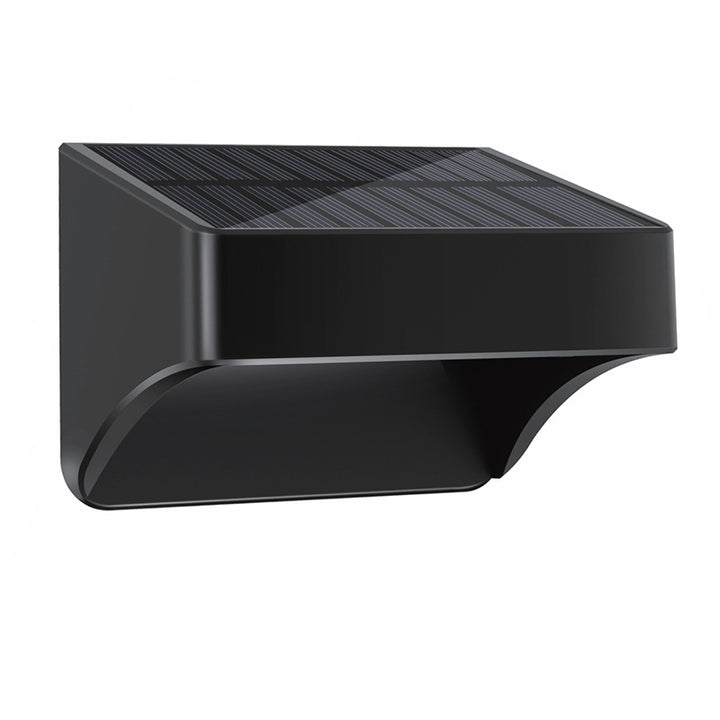 Lámpara de Aplique de Pared LED Rectangular de ABS PS Impermeable Solar de Simplicidad Moderna para Patio Exterior 