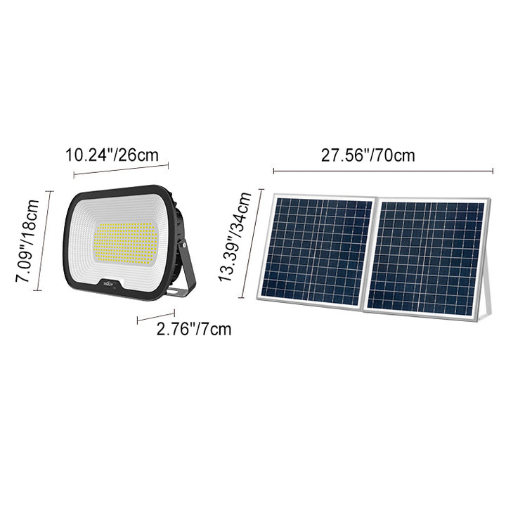 Modern Minimalist Solar Waterproof Aluminum Alloy Glass Rectangular LED Wall Sconce Lamp For Outdoor Patio