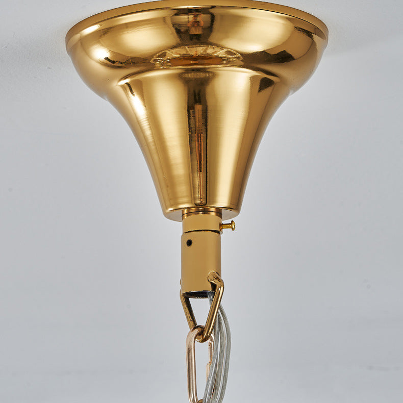 Zeitgenössische Luxus Kristall Edelstahl Metall Hemispheroid 15/24/36 Licht Kronleuchter Für Wohnzimmer 