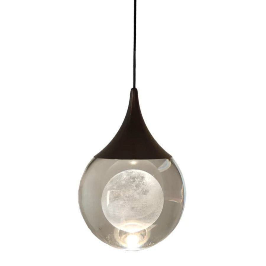 Zeitgenössische kreative Aluminium Kristall Ball Hirsch Quallen Erde LED Pendelleuchte für Nachttisch 