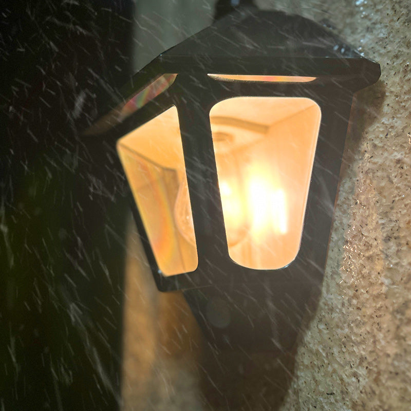 現代的なレトロソーラー防水ABS灯台LEDウォールスコンスランプ屋外パティオ用 