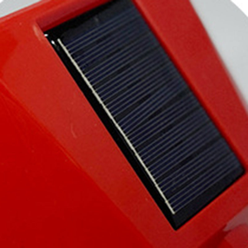 مصباح حائط LED مقاوم للماء ABS على شكل منارة شمسية عصرية ريترو للفناء الخارجي 