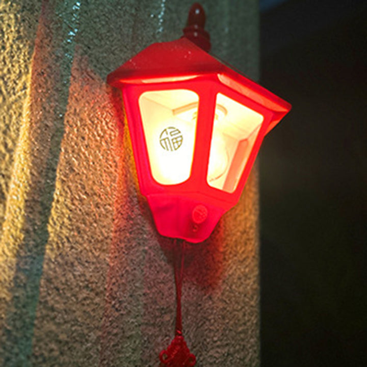 現代的なレトロソーラー防水ABS灯台LEDウォールスコンスランプ屋外パティオ用 