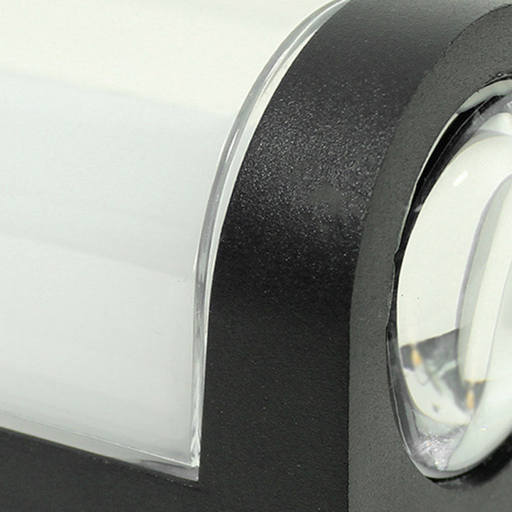 Applique Murale LED Cylindrique Cuboïde en Aluminium Étanche Simplicité Moderne Pour Patio Extérieur 