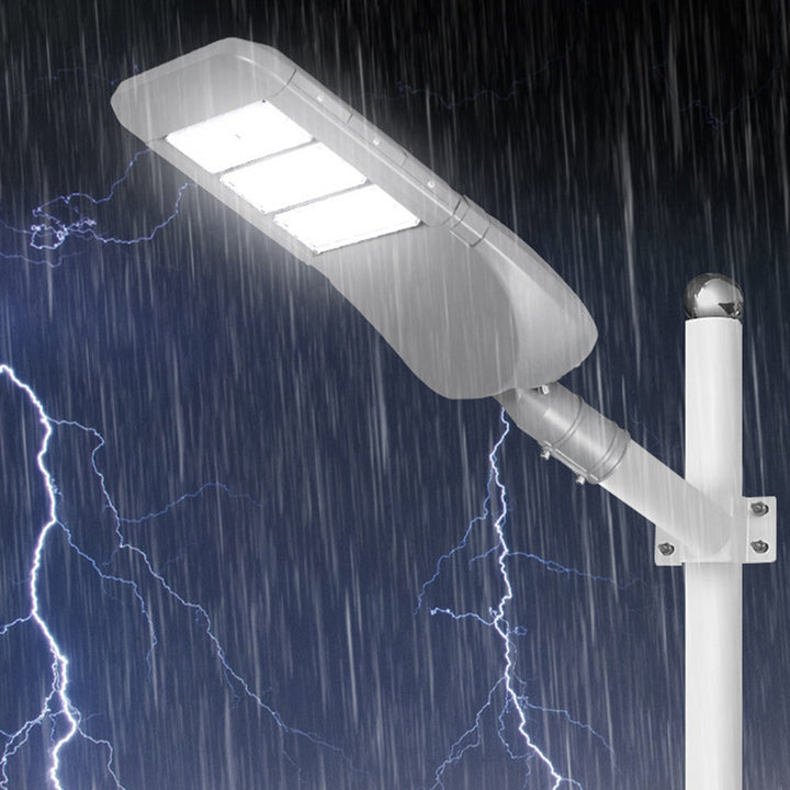 Lampe de rue rectangulaire contemporaine en aluminium PMMA étanche industrielle abat-jour LED pour extérieur pour patio extérieur 