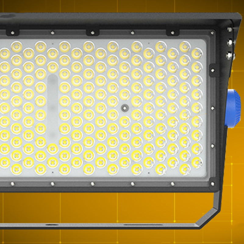 Luz LED de alta potencia para exteriores, impermeable, rectangular, giratoria, de aluminio industrial contemporáneo para patio exterior 