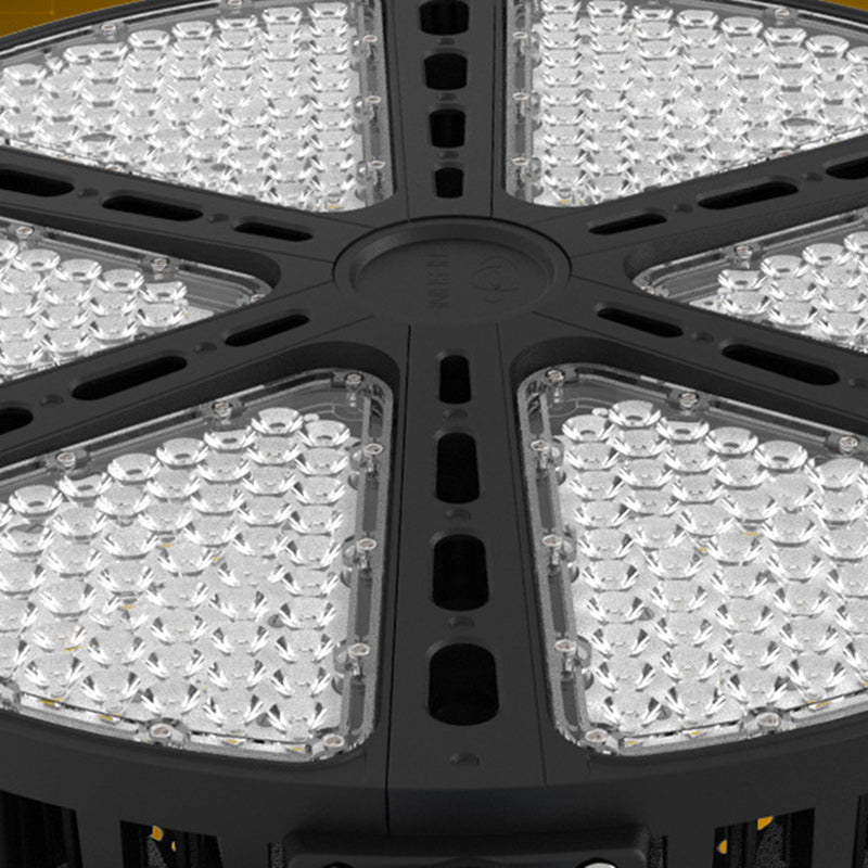 ضوء LED خارجي قابل للدوران مصنوع من الألومنيوم المقاوم للماء بتصميم بسيط وحديث للفناء الخارجي 