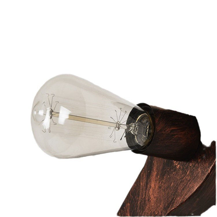 Zeitgenössische Retro Eisen Gitarre 5-Licht Wandleuchte Lampe für Esszimmer 