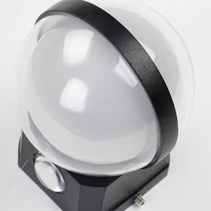 Lampe murale LED rectangulaire en aluminium acrylique étanche à la simplicité moderne pour patio extérieur 