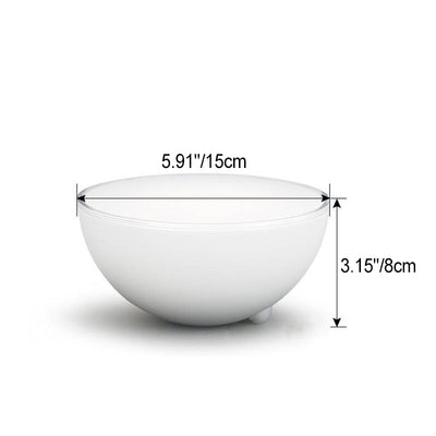 Modern Simplicity PC Bowl Round USB Bluetooth Connect LED Table Lamp Night Light For Bedroom