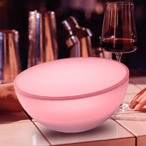 Modern Simplicity PC Bowl Round USB Bluetooth Connect LED Table Lamp Night Light For Bedroom