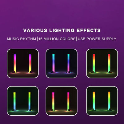 مصباح طاولة LED بتقنية البلوتوث واتصال USB مصنوع من ABS وPC بشريط تصميم بسيط وحديث للدراسة 