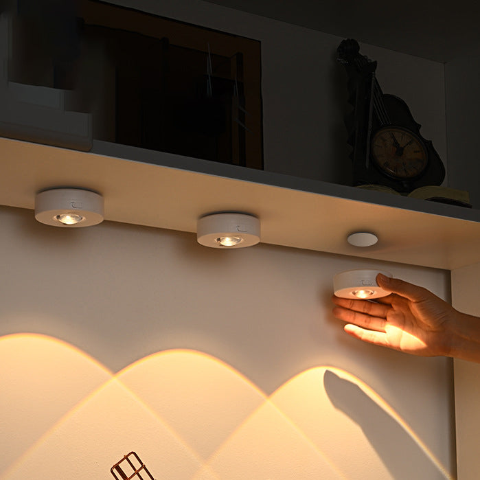 Moderne unbedeutende ABS wiederaufladbare runde LED-Deckenleuchte RGB für Schlafzimmer 