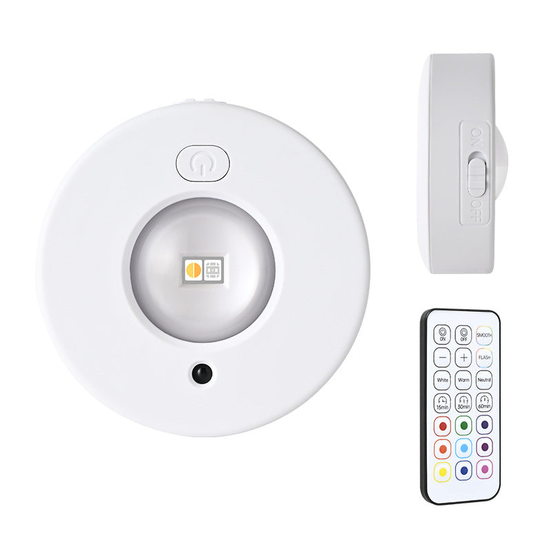 Moderne unbedeutende ABS wiederaufladbare runde LED-Deckenleuchte RGB für Schlafzimmer 