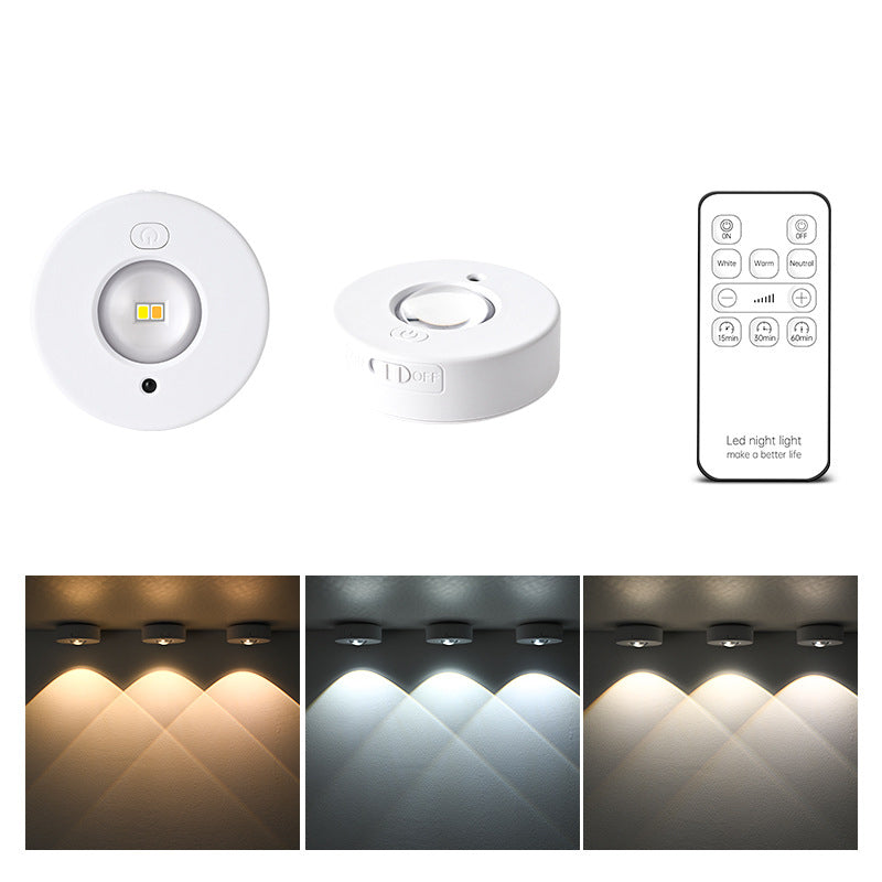 Moderne unbedeutende ABS wiederaufladbare runde LED-Deckenleuchte RGB für Schlafzimmer 