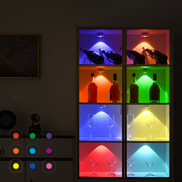 Moderne unbedeutende ABS wiederaufladbare runde LED-Deckenleuchte RGB für Schlafzimmer 