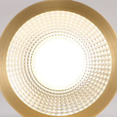 Traditionelle Chinesische Messing Aluminium Runde Pferd LED Downlight Unterputz Deckenleuchte Für Wohnzimmer 