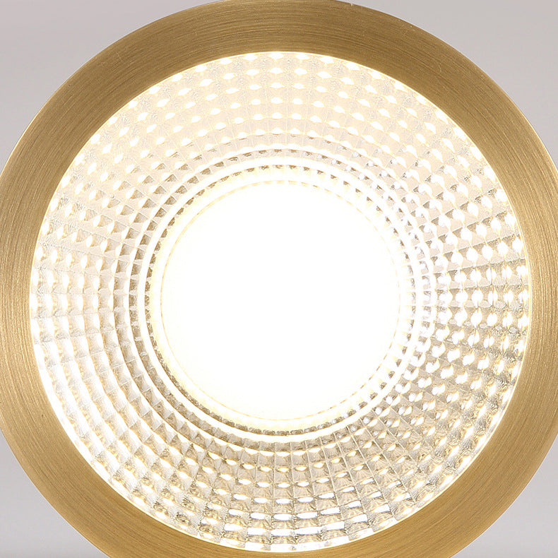 Traditionelle Chinesische Messing Aluminium Runde Pferd LED Downlight Unterputz Deckenleuchte Für Wohnzimmer 