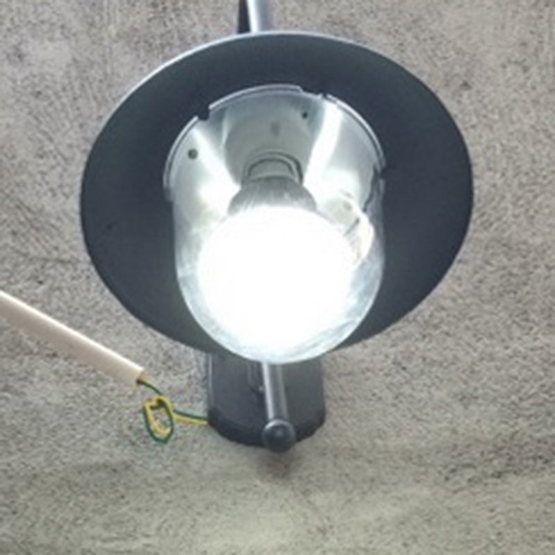 Zeitgenössische industrielle wasserdichte Aluminium-PVC-Kegel-Horn 1-Licht-Wandleuchte für Außenpatio 