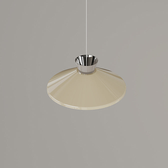 Lustre à LED conique en verre et fer scandinave contemporain avec bras oscillant pour salle à manger 