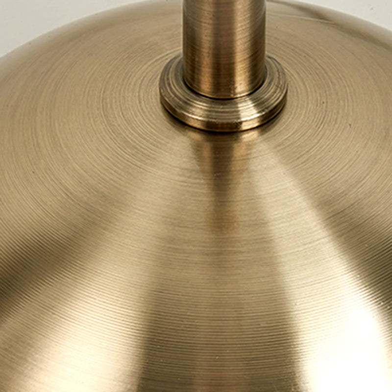 Lampe de sol contemporaine Bohème en bambou et métal avec lanterne 1 lumière pour salon 