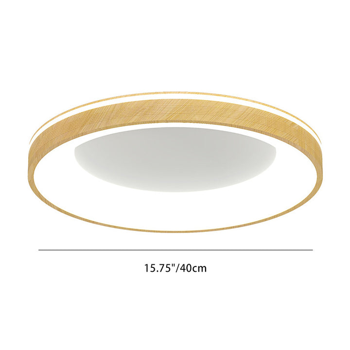 Moderne unbedeutende Aluminium-PMMA-Silica-runde LED-Bündig-Berg-Deckenleuchte für Schlafzimmer 