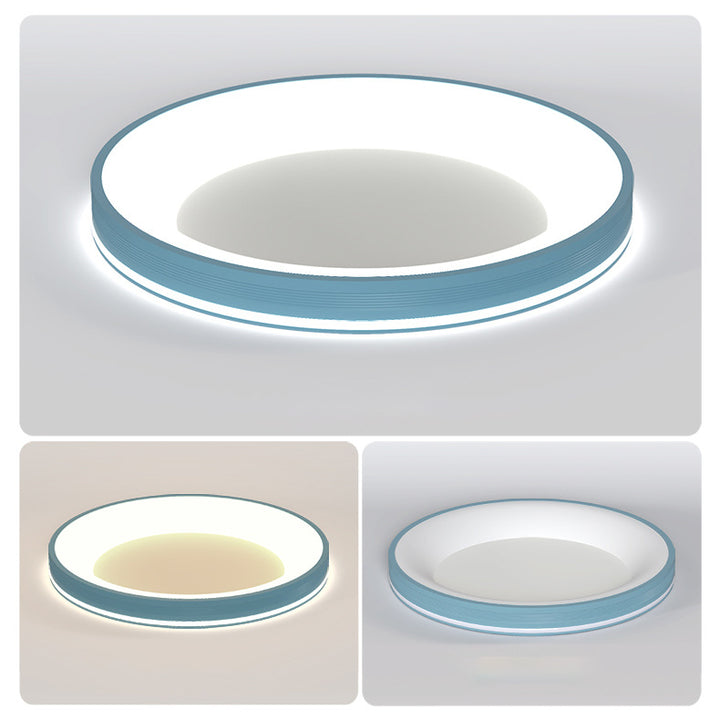 Moderne unbedeutende Aluminium-PMMA-Silica-runde LED-Bündig-Berg-Deckenleuchte für Schlafzimmer 