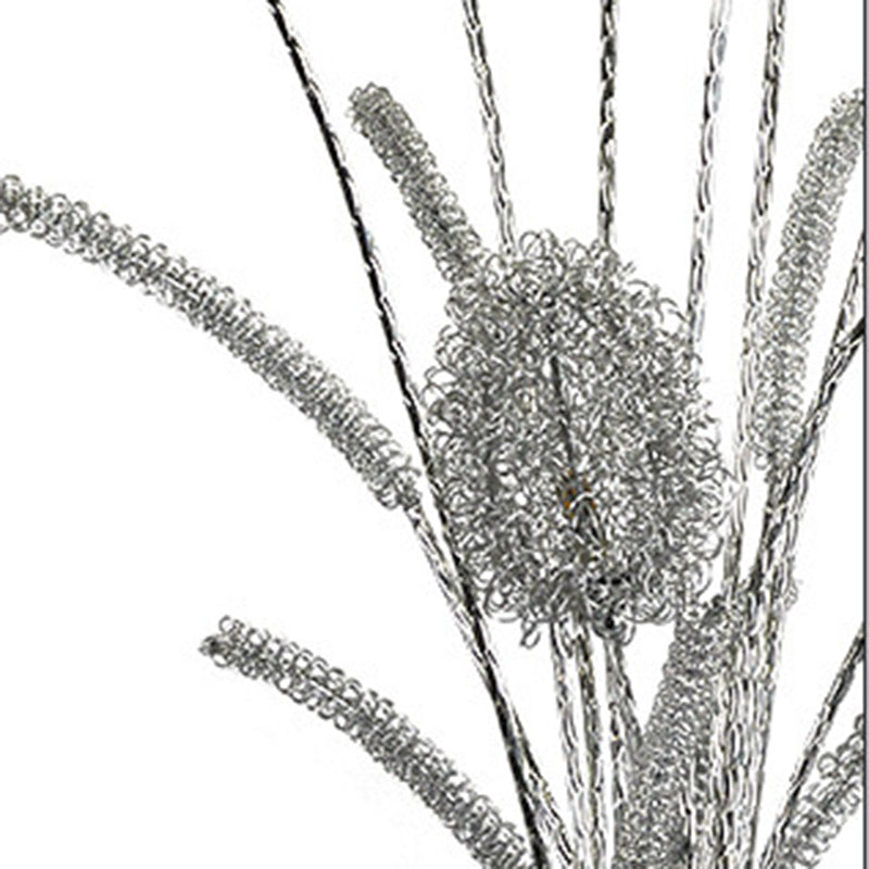 Modern Art Deco Aluminum Wire Weaving Vase LED Standing Floor Lamp For Living Room
