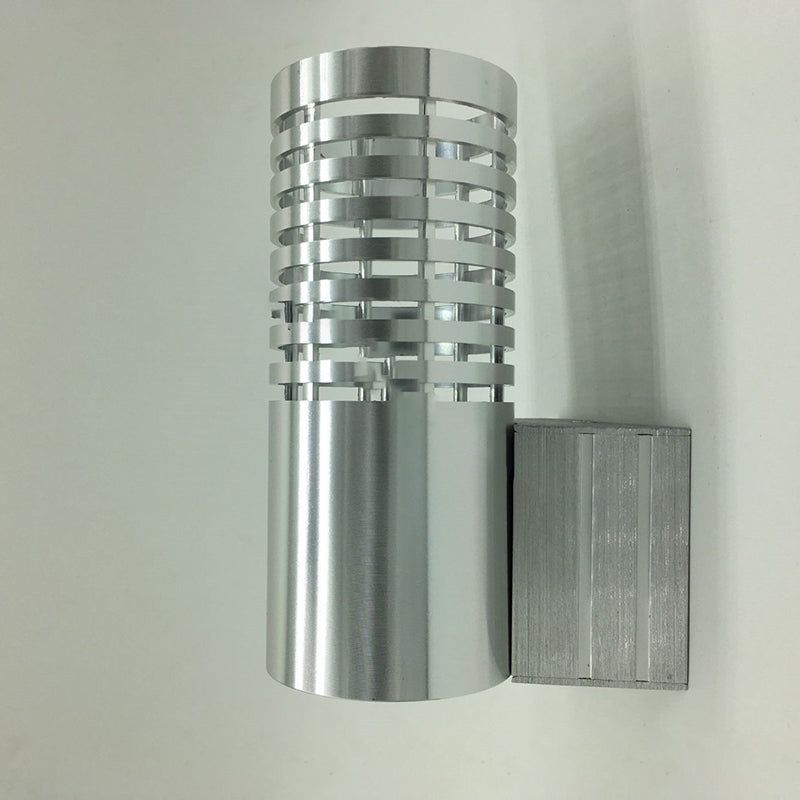 Lámpara de Aplique de Pared LED Cilíndrica de Aluminio Industrial Contemporáneo para Pasillo 