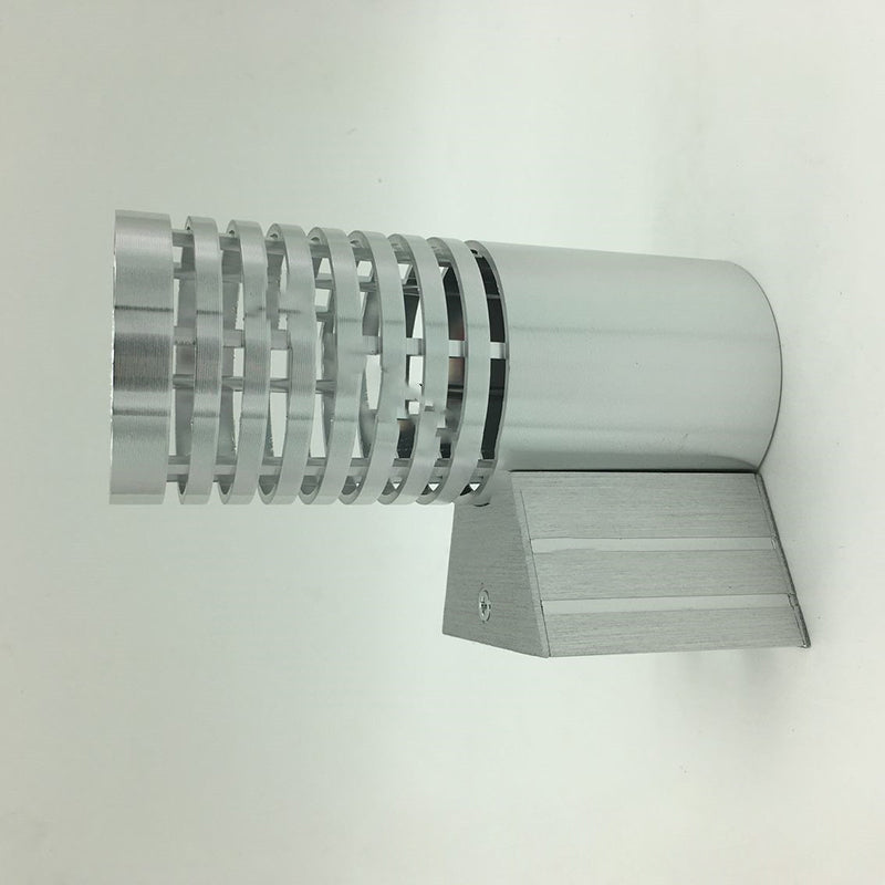 Lámpara de Aplique de Pared LED Cilíndrica de Aluminio Industrial Contemporáneo para Pasillo 