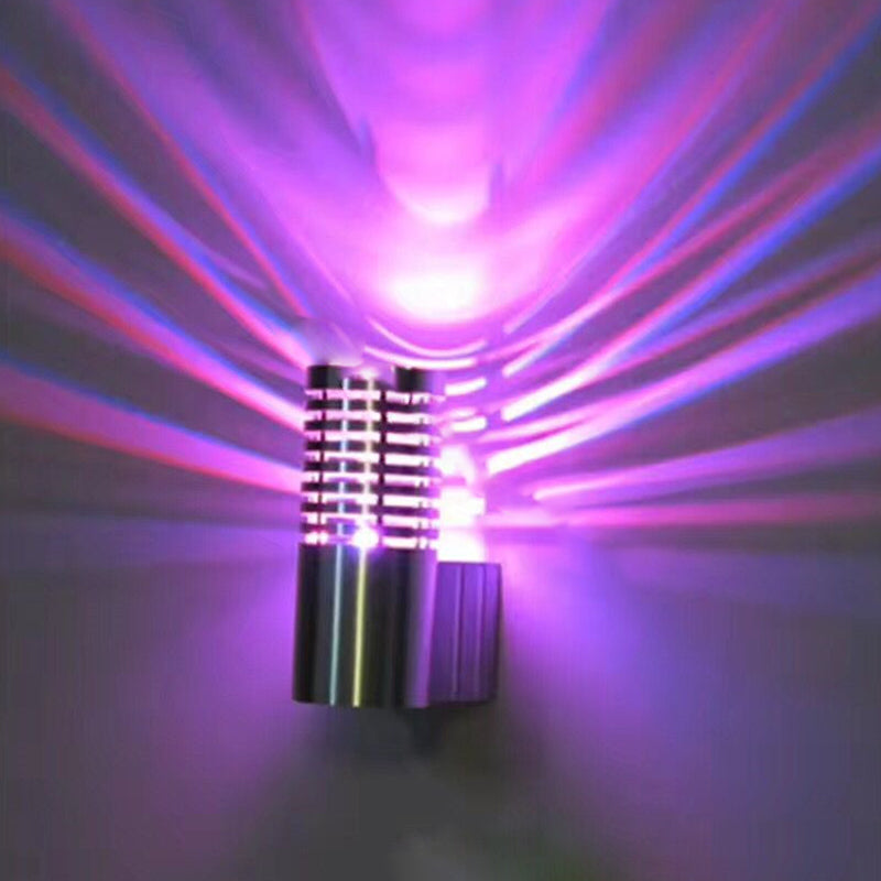 مصباح حائط LED أسطواني من الألومنيوم الصناعي المعاصر للممر 