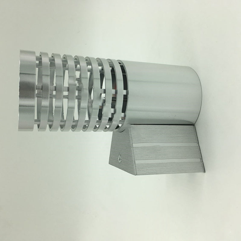 Lámpara de Aplique de Pared LED Cilíndrica de Aluminio Industrial Contemporáneo para Pasillo 