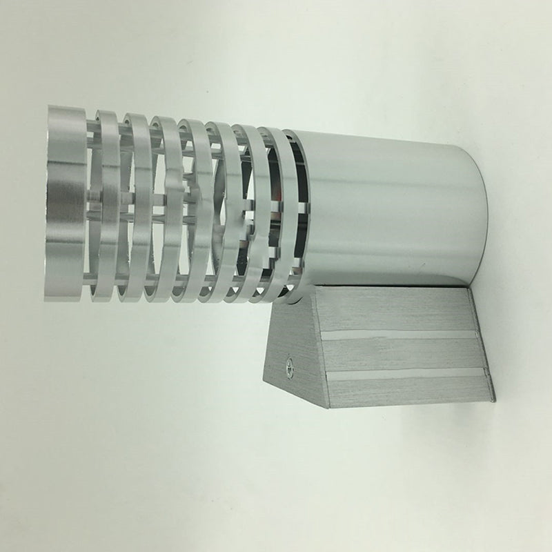 Lámpara de Aplique de Pared LED Cilíndrica de Aluminio Industrial Contemporáneo para Pasillo 
