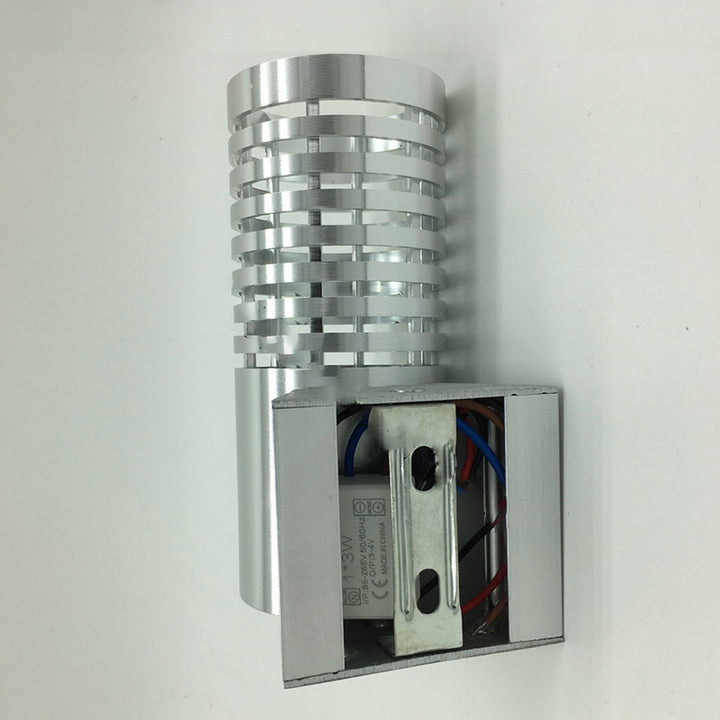 Lámpara de Aplique de Pared LED Cilíndrica de Aluminio Industrial Contemporáneo para Pasillo 