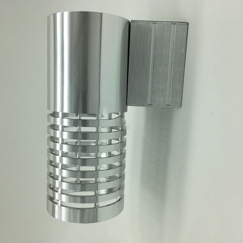 Lámpara de Aplique de Pared LED Cilíndrica de Aluminio Industrial Contemporáneo para Pasillo 