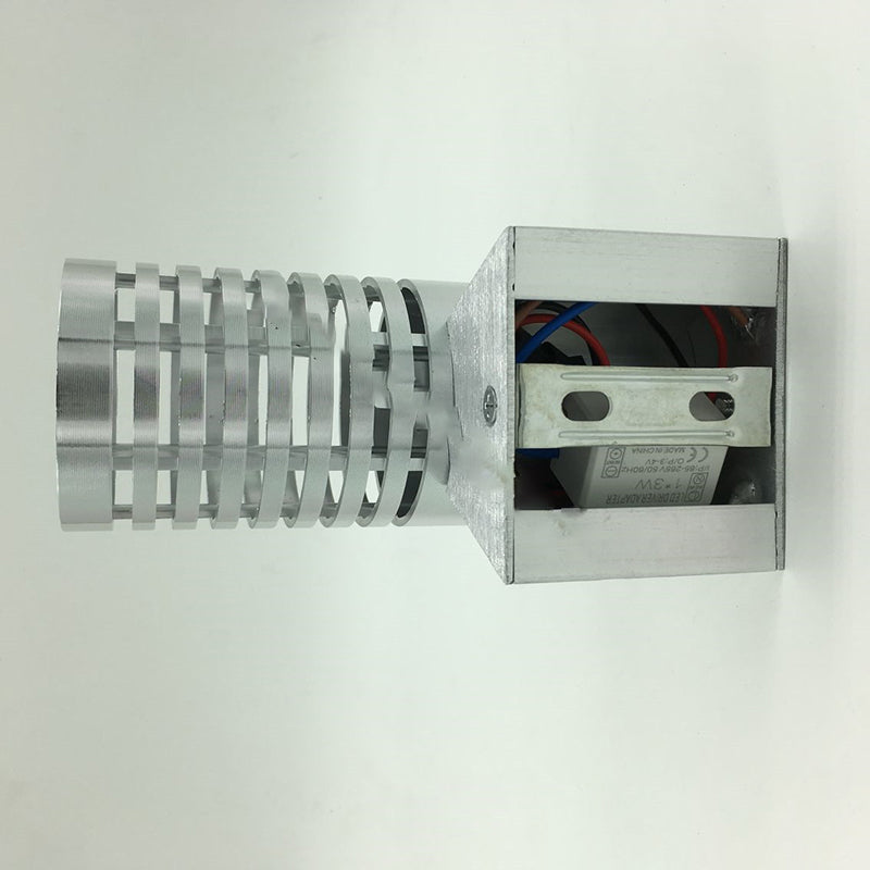 Lámpara de Aplique de Pared LED Cilíndrica de Aluminio Industrial Contemporáneo para Pasillo 