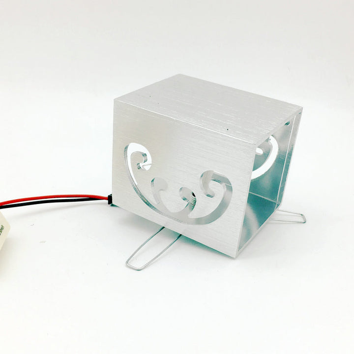 Moderne Einfachheit Aluminium Cube Schmetterling LED Wandleuchte Lampe für Flur 